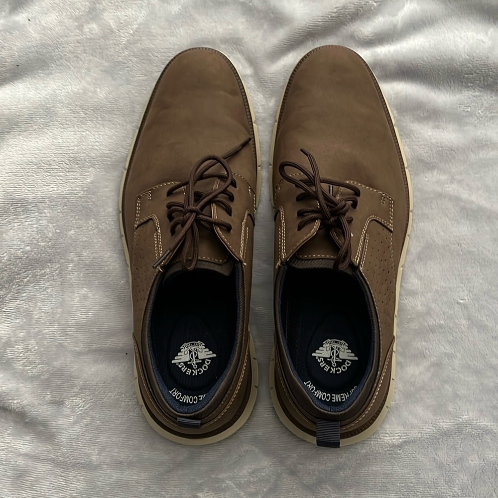 Brown Dockers dress shoes size 10.5